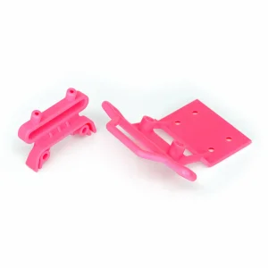 Traxxas Bumper front / bumper mount front / 4x23mm RM (2)/ 3x10mm RST (2) (pink)