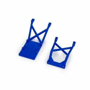 Traxxas Skid plates, front + rear (blue)