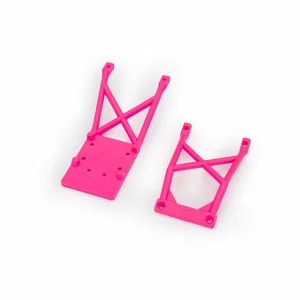 Traxxas Skid Plates, Front + Rear (Pink)
