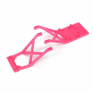 Traxxas Skid plates front rear (pink)