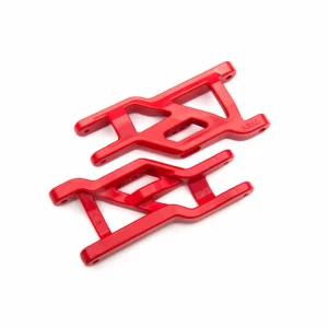 Traxxas Suspension arms, front (red) (2) (heavy duty, cold weather material)