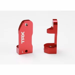 Traxxas Caster blocks 30-degree red-anodized 6061-T6 Aluminium (left right)