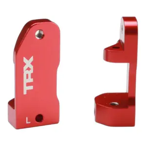 Traxxas Caster blocks 30-degree red-anodized 6061-T6 Aluminium (left right)