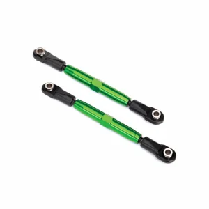 Traxxas Camber links rear (TUBES green-anodized 7075-T6 Aluminium stronger than titanium) (73mm) (2)/ rod ends rear (4)/ rod ends front (4)/ Aluminium wrench (1)