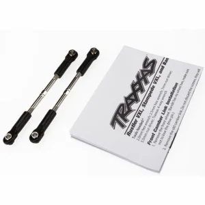 Traxxas Turnbuckles toe link 61mm (96mm center to center) (2) (assembled with rod ends and hollow balls) (fits Stampede)