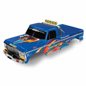 Traxxas Body, Bigfoot No 1, Blue-x, Officially Licensed replica (painted, decals applied)