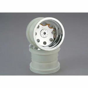 Traxxas Slotted Chrome 2.2 Wheels front
