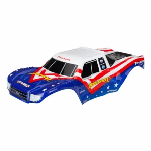 Traxxas Body Bigfoot Red White Blue Officially Licensed replica (painted decals applied)