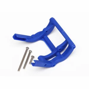 Traxxas Wheelie bar mount (1)/ hardware (blue) ** CLEARANCE **