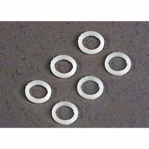 Traxxas White plastic washers (5x8x1.0mm) (6)