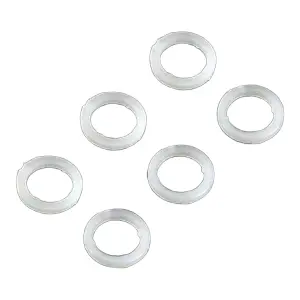 Traxxas White plastic washers (5x8x1.0mm) (6)