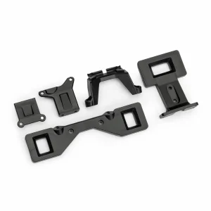 Traxxas Body mounts (front + rear)/ spacer, front/ body mount bracket, rear (2) (for clipless body mounting) (fits 3695 or 9495 transmission) ** CLEARANCE **
