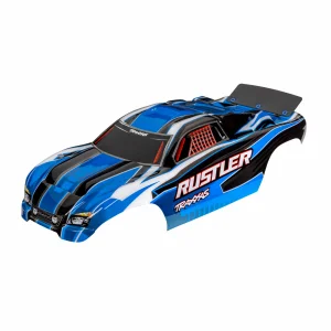 Traxxas Electric Rustler 2WD Bodyshell - Pre Painted Blue