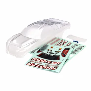 Traxxas Body, Rustler Clear/Decals