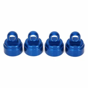 Traxxas Blue-anodized Aluminium Shock caps Aluminium (4) (fits all Ultra Shocks)