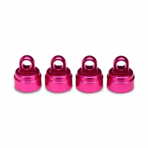 Traxxas Pink-anodized Aluminium Shock caps Aluminium (4) (fits all Ultra Shocks)
