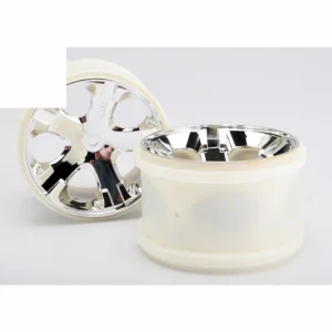 Traxxas All-Star 2.8 Wheels (chrome) (electric rear)