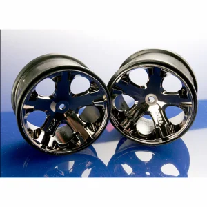 Traxxas All-Star 2.8 Wheels (black chrome) (electric rear)