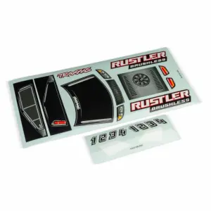 Traxxas Rustler Decal Sheets