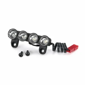 Traxxas LED light bar, front (assembled)/ 3x8 BCS (2)/ 25x8 BCS (2)