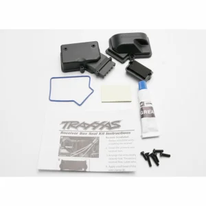 Traxxas Box receiver (sealed)/ foam pad/ siliconee grease/2.5x8mm BCS (2)/ 3x10mm CCS (2)/ 3x15mm CCS (2)