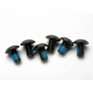 Traxxas Screws 4x6mm button-head machine (hex drive) (with threadlock) (6)