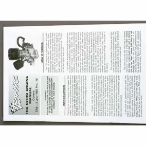 Traxxas Engine manual TRX