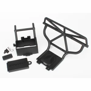 Traxxas Bumper (rear)/ battery box/ battery box cover/ switch cover/ body clip/ 3x15mm RM (2)/ 3x12mm CM (2)