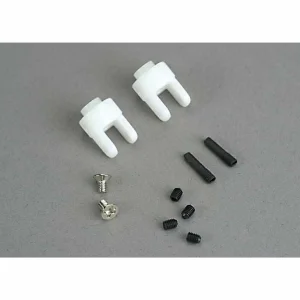 Traxxas Differential output yokes (2)/ 3x5mm countersunk screws (2)/ 3mm set (set) screws (4)