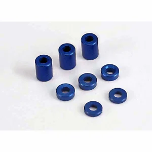 Traxxas Blue-anodized Aluminium spacers (3x6x8mm) (3)/ (3x6x1.5mm) (2)/ 3x6x2.5mm) (4)