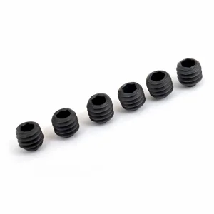 Traxxas Screws, set (grub), 4mm (with heavy duty threadlock) (6)