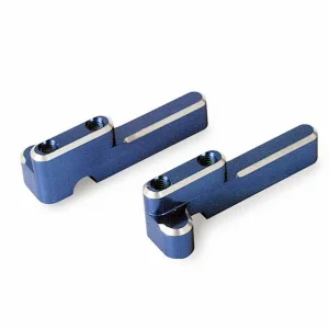 Traxxas Aluminium Steering/Shift Servo Mounts (blue-anodized)