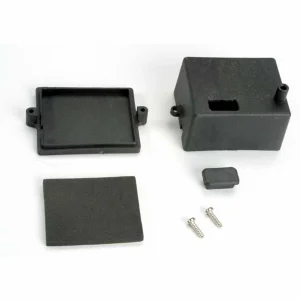 Traxxas Box receiver/ x-tal access rubber plug/ adhesive foam chassis pad