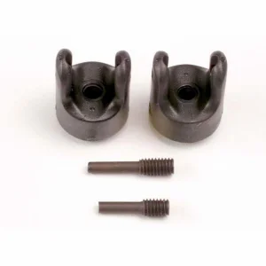 Traxxas Transmission output yokes (heavy duty) (2)/ set screw yoke pins M4/10 (1) M4/18.5 (1)