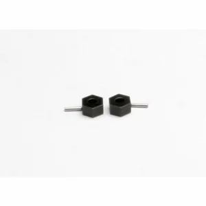 Traxxas Hex wheel hubs (tall offset 14x7.5mm) (2)/ axle pins (2.5x12mm) (2)