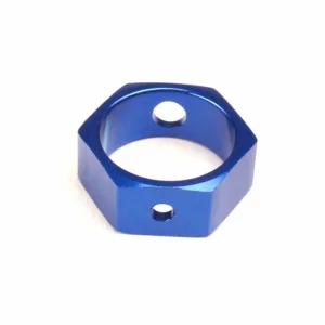 Traxxas Brake adapter hex Aluminium (blue) (use with HD shafts)