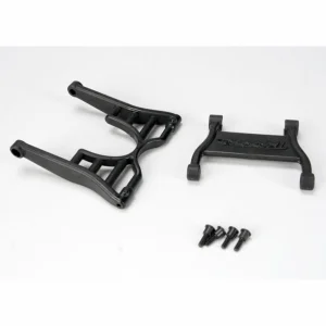 Traxxas Wheelie bar arm (1)/ connector (1)/ 3x12 SS (hex drive) (4)