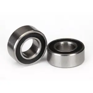 Ball Bearings Black Rubber Sealed (5x10x4mm) (2)