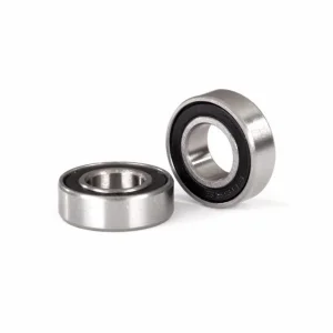 Traxxas Ball bearings, black rubber sealed (8x16x5mm) (2)