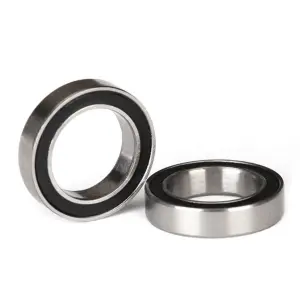 Ball Bearings Black Rubber Sealed (12x18x4mm) (2)