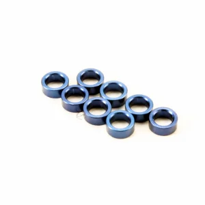 Traxxas Spacer pushrod (Aluminium blue) (use with 5318 or 5318X pushrod and 5358 progressive 2 rockers) (8)