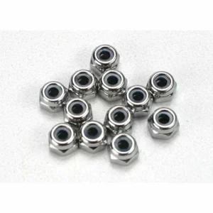 Traxxas Nuts 2.5mm nylon locking (12)