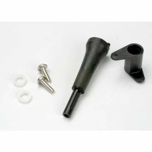 Traxxas Slide carb linkage bellcrank post/ 5x8x2.5 plastic bushing (2)/ bellcrank/ 5x8x0.5 fiber washer (2)/ 3x10 WM