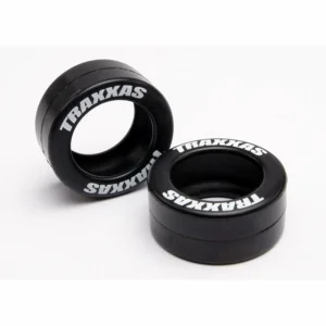 Traxxas Tires rubber (2) (fits Traxxas wheelie bar wheels)