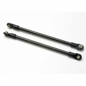 Traxxas Push rod (steel) (assembled with rod ends) (2) (black) (use with 5359 progressive 3 rockers)