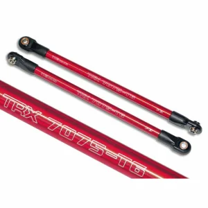Traxxas Push rod (Aluminium) (assembled with rod ends) (2) (red) (use with 5359 progressive 3 rockers)