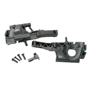Traxxas Bulkhead front (L R halves)/ diff retainer/ 4x14mm BCS (4)