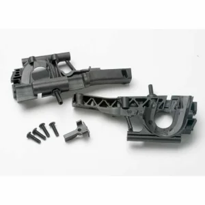 Traxxas Bulkhead front (L R halves)/ diff retainer/ 4x14mm BCS (4)