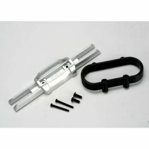 Traxxas Bumper rear/ bumper mount rear/ 4x10mm BCS (2)/ 3x25mm BCS (2)
