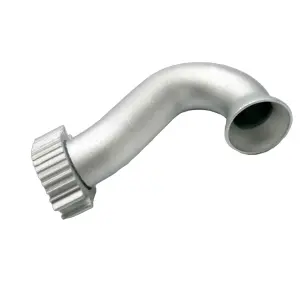 Traxxas Revo Exhaust Header / Manifold (tubular Aluminium silver-anodized) (TRX 2.5 2.5R)